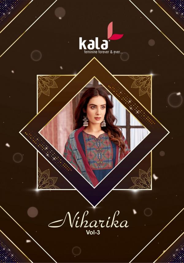 Kala Niharika Vol-3 – Kurti Pant With Dupatta